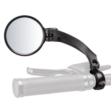 Bike Mirror Rotatable And Adjustable Wide Angle Rear View Shockproof Convex Mirror Universal For Bike Bicycle